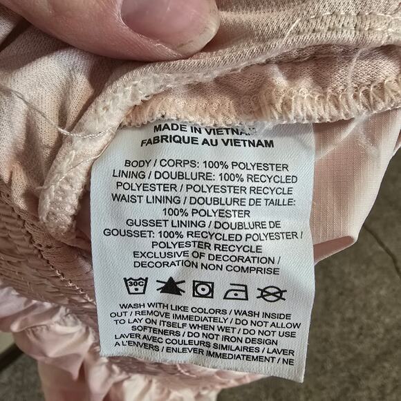 Women's Nike Pale Pink Lined Athletic Running Shorts | Size Large - Picture 11 of 11